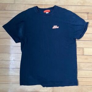 Atelier New Regime Black Short Sleeve Embroidered Logo T-Shirt Mens Large L